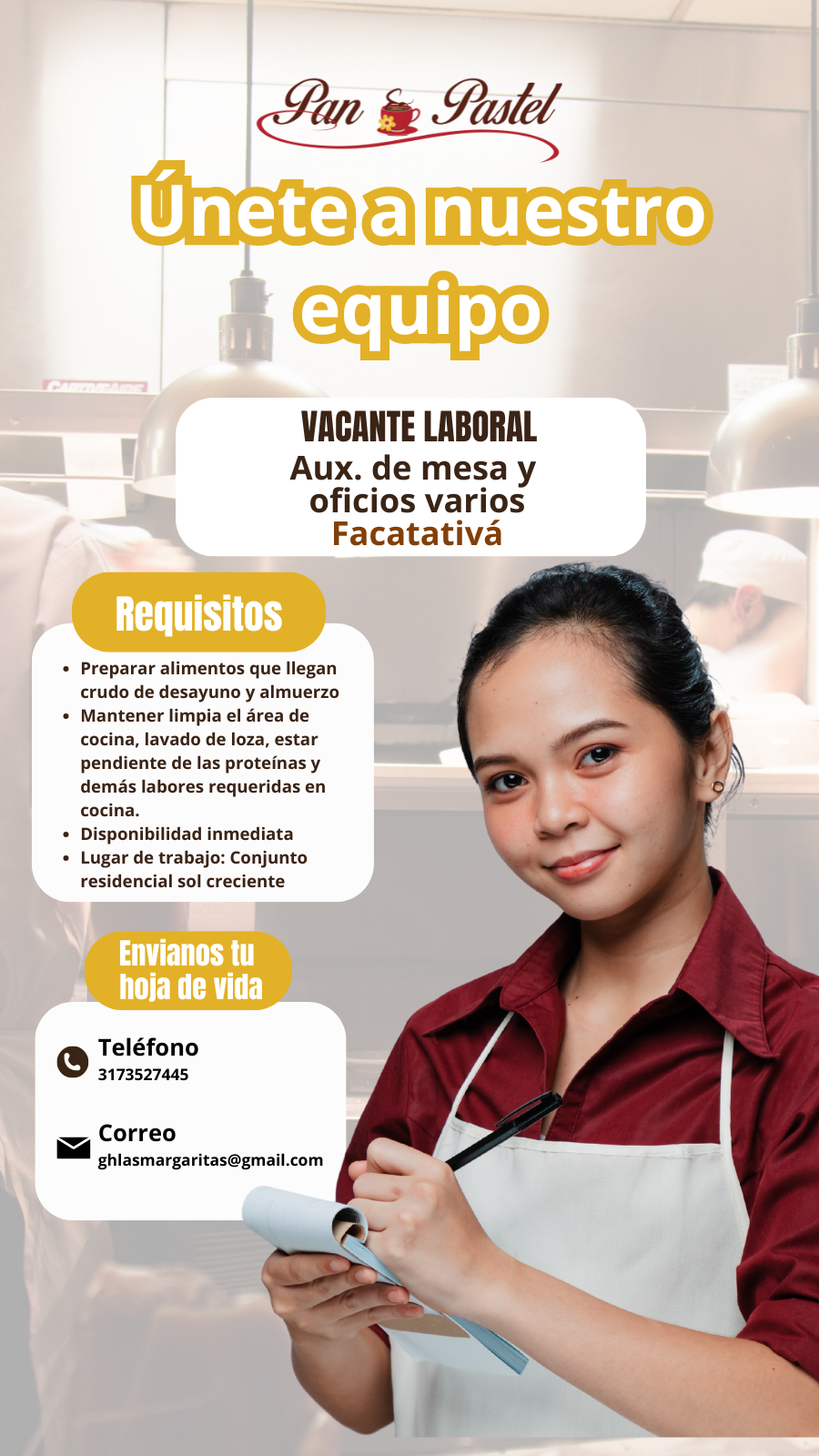 Aux oficios varios Faca