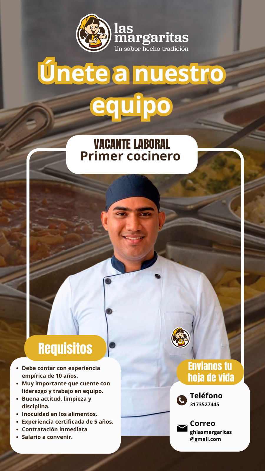 primer cocinero