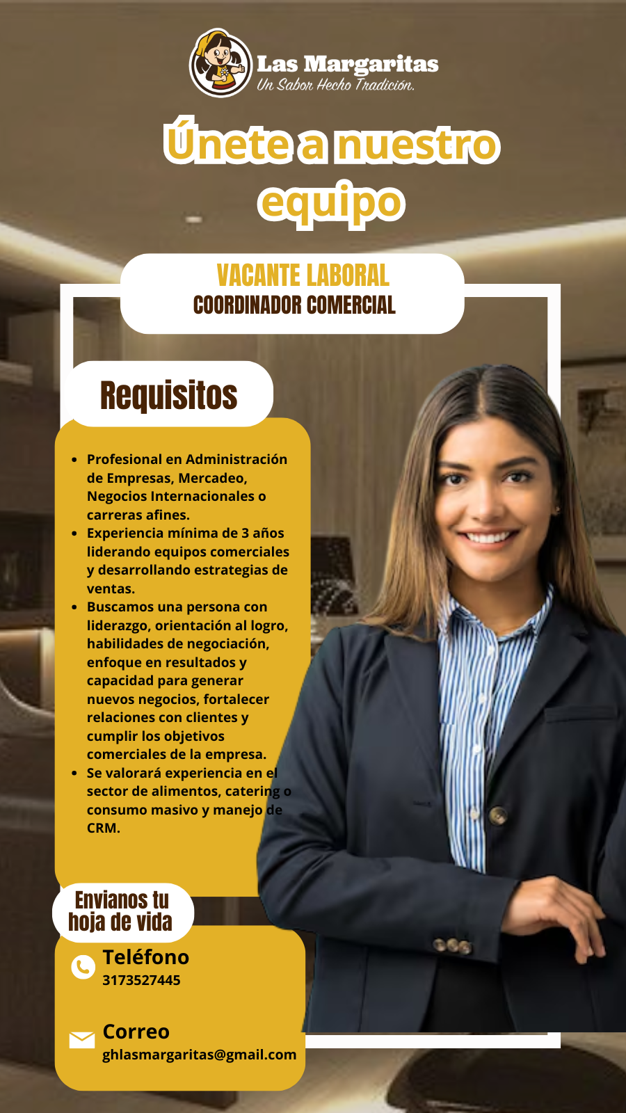 Coordinador comercial